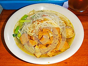 Mie ayam, a typical Indonesian food