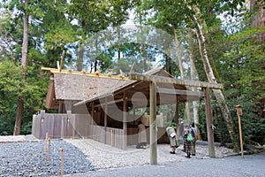 Ise Grand Shrine Ise Jingu Geku - outer shrine in Ise, Mie, Japan. The Shrine was a history of over