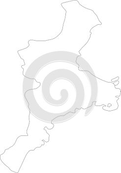 Mie Japan outline map