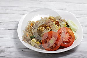 `Mie lethek` an traditional noodles from Indonesia