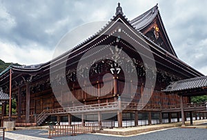 Mieido main hall of the Chion-in temple complex. Kyoto. Japan photo