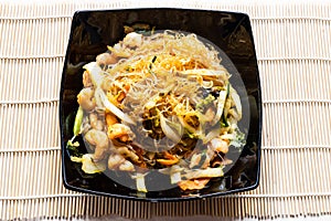 Mien Xao Vietnamese wok stir-fried glass noodles