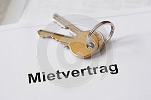 Mietvertrag German lease agreement