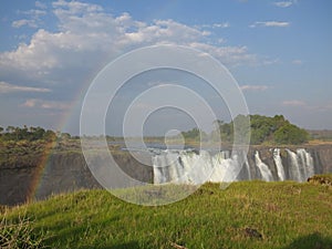 The Mighty Victoria Falls between Zambia and Zimbabwe photo