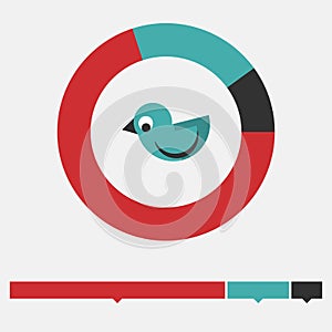 Migrant bird infographics