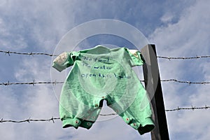 Migrants from Middle East waiting at hungarian border