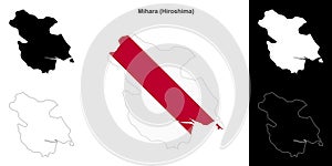 Mihara outline map