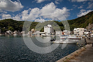 Mihonoseki fishing village, Sakaiminato, Japan.