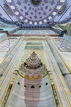 Mihrab of Sultanahmet (Blue) Mosque in Fatih, Istanbul, Turkey