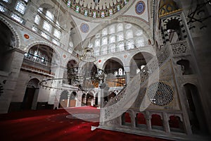 Mihrimah Sultan Mosque in Edirnekapi, Istanbul, Turkey