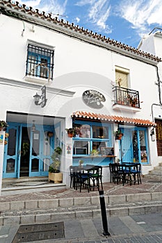 White village of Mijas in Andalusia, Costa del Sol, Spain.