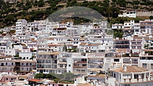 Mijas village in Andalusia with white houses