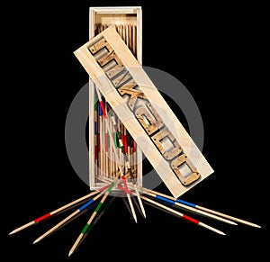 Mikado - Wooden Sticks and Box