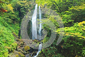 Mikaerino-taki Look back waterfalls, Japan photo