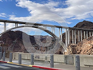 Mike O\'Callaghan-Pat Tillman Memorial Bridge between Arizona and Nevada Photo