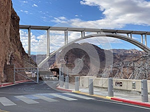 Mike O\'Callaghan-Pat Tillman Memorial Bridge between Arizona and Nevada Photo