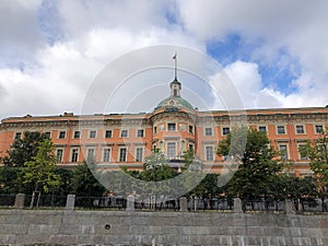 Mikhailovsky Castle on the Fontanaki Canal