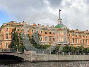 Mikhailovsky Castle on the Fontanaki Canal, St. Petersburg