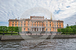 Mikhailovsky Castle in Saint-Petersburg