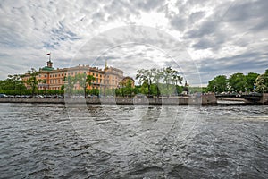 Mikhailovsky Castle in Saint-Petersburg