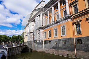 Mikhailovsky Castle in St. Petersburg, Russia