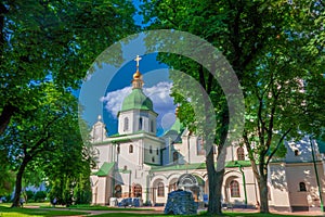 Mikhailovsky Cathedral in Kyiv during the war