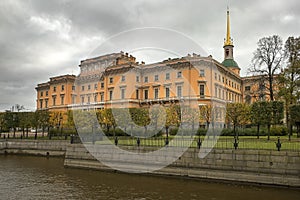 Mikhailovsky Engineers Castle in St. Petersburg, Russia