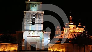 Mikhailovsky Golden-Domed Monastery on Mikhailovskaya square in Kiev, Ukraine