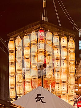 Mikoshi float in Japan