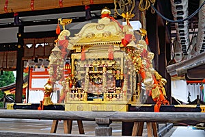 Mikoshi, Yasaka Jinja, Kyoto, Japan