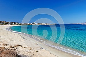 Mikri Vigla beach of Naxos, Greece