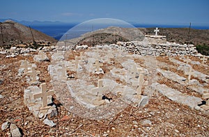 Mikro Chorio cemetery, Tilos