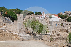 Mikro Chorio ruins, Tilos