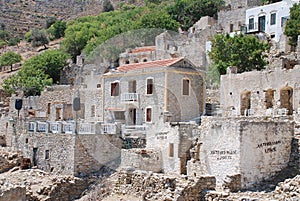 Mikro Chorio village, Tilos