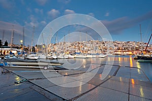 Mikrolimano marina in Athens.