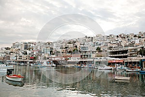 Mikrolimano Port in Piraeus, Athens, Greece photo