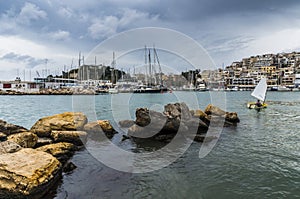 Mikrolimano port in Piraeus - Greece