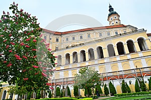Mikulov castle historical chateau building