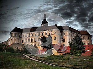 Mikulov Castle is in the town of Mikulov in South Moravia, Czech Republic