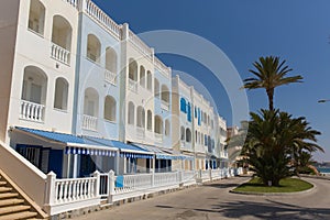 Mil Palmeras Costa Blanca Spain with seafront apartments