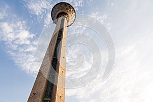 Milad tower in Tehran capital of Iran. the sixth tallest tower and the 24th tallest freestanding structure in the world