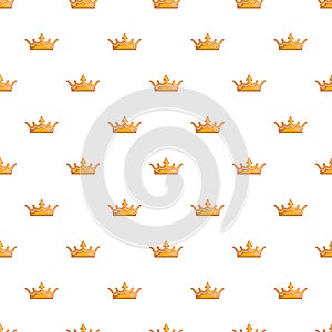 Milady crown pattern seamless