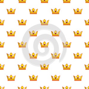 Milady crown pattern seamless