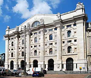 Milan - The Borsa Italiana in Business Square