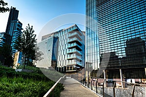 Milan Business district. porta nuova.italy,