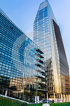 Milan Business district. porta nuova.italy,