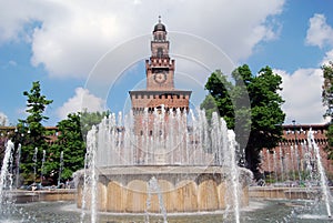 Milan - Castello Sforzesco, Sforza Castle photo