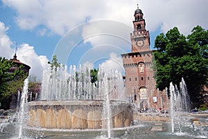 Milan - Castello Sforzesco, Sforza Castle photo