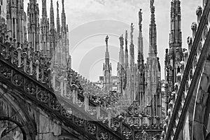 Milan Cathedral close up