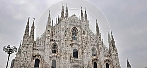 Milan Cathedral, Duomo di Milano, the cathedral church of Milan, Lombardy, Italy